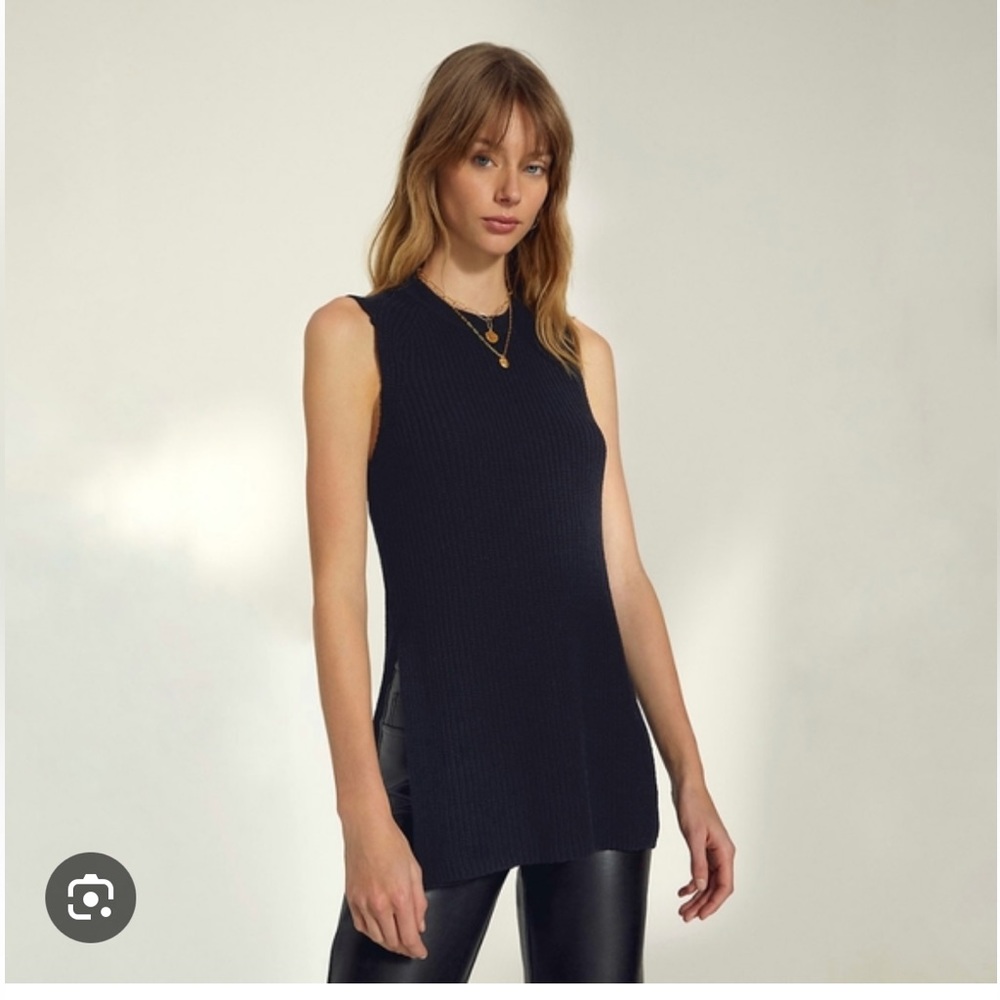 Wilfred sleeveless tunic black